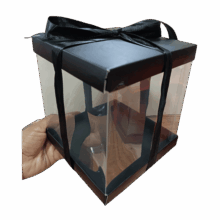 Caja de Mica con Base y Tapa de Carton