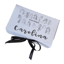 Caja Carton Duplex Corporativa con lazo frontal